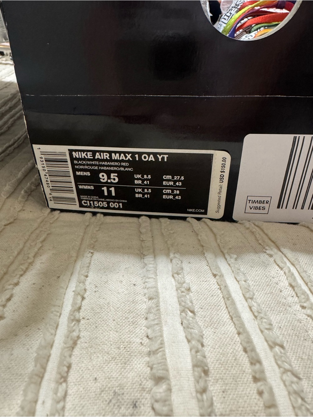 NIB Nike Air Max 1 'On Air: Tokyo Maze' - Picture 8 of 11